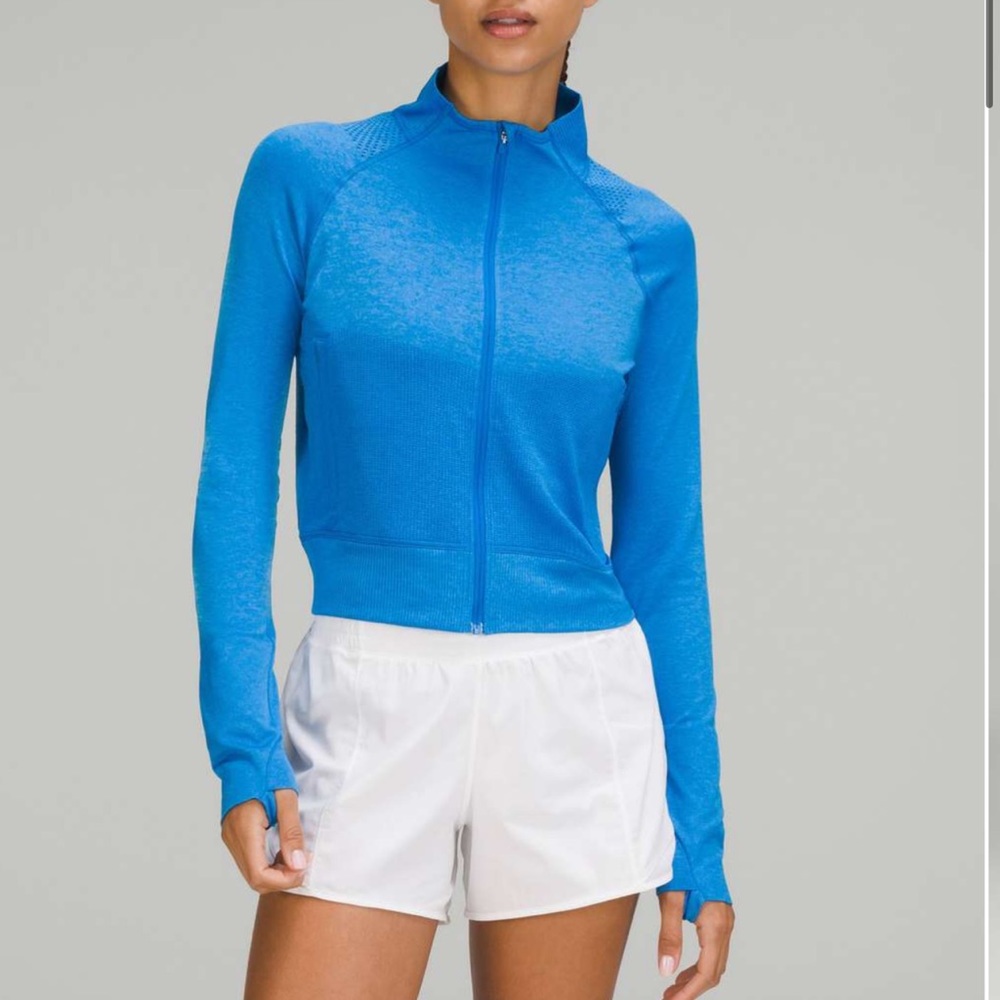 Lululemon Breathable Textured Knit Training Jacket